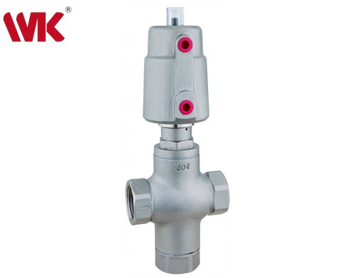 氣動三通角座閥